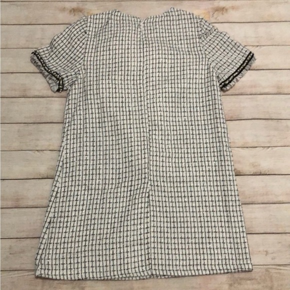 Floerns Tweed Short Sleeve Shift Tunic Dress - Picture 4 of 7